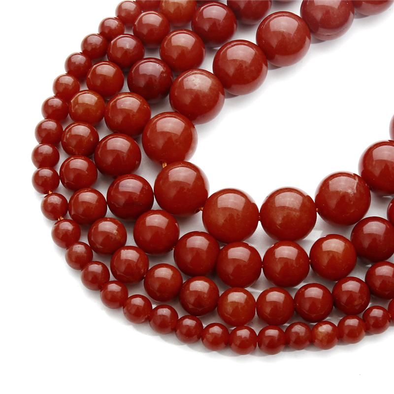 Jewelry Making With Stones - 1 Strand Red Carnelian Agate Natural