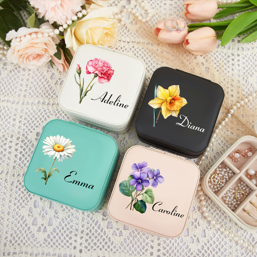 Jewelry Making Box - Customized name jewelry box, personalized birthday