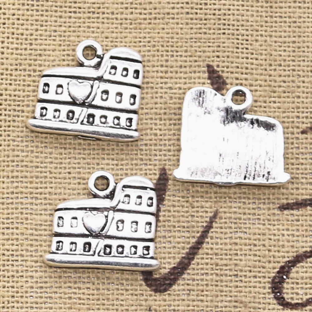 Jewelry Making Rome - 20pcs Charms Roman Colosseum Rome Italy