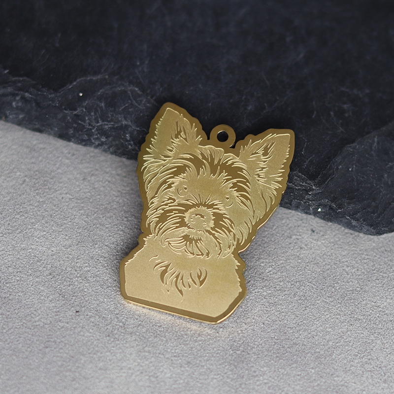 Jewelry Making Yorkshire - 2pcs Yorkshire Terrier Charm For Jewelry