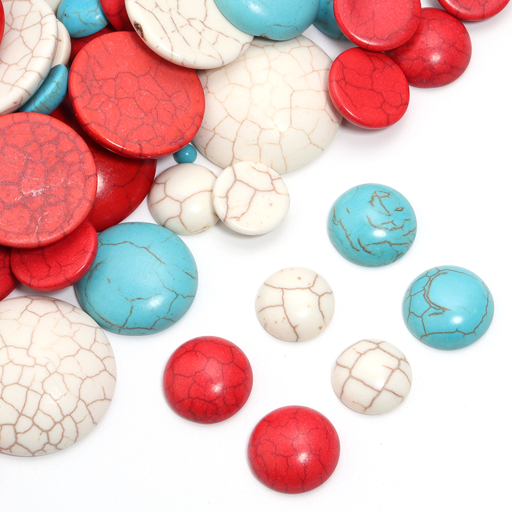Jewelry Making With Stones - 10pcs/lot Natural Stone Cabochon Beads 6/8/10/12/14/16/18/20/25mm