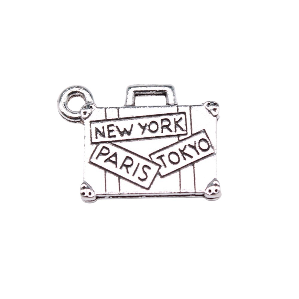 10Pcs/Lot13*17mm Metal Suitcas - Jewelry Making Tokyo のレビューと価格