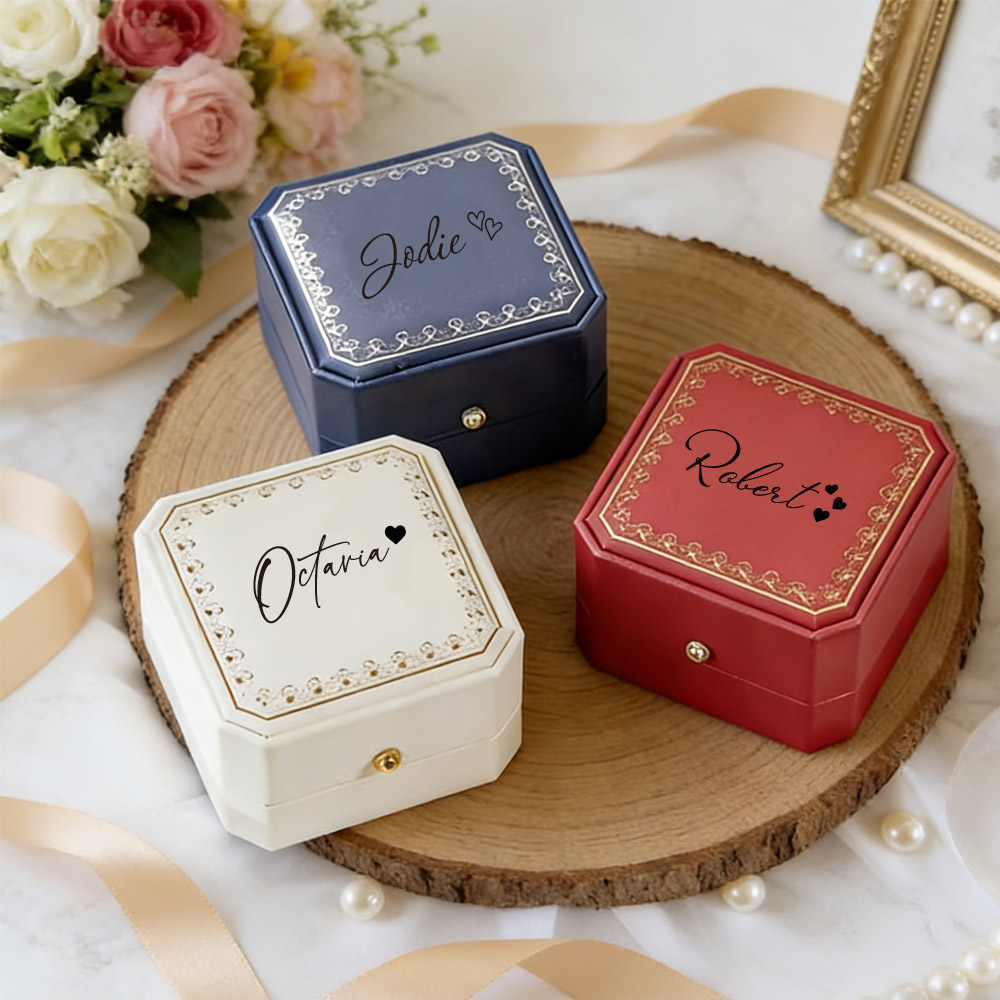 Personalized Faux Leather Ring - Jewelry Making Box のレビューと価格