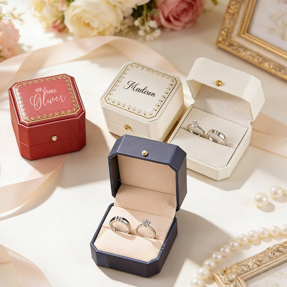Personalized Faux Leather Ring - Jewelry Making Box のレビューと価格