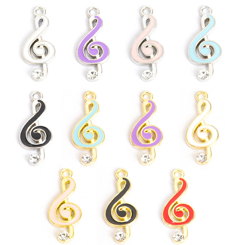 100PC/lot music note Pendant C - Jewelry Making Notes のレビューと価格