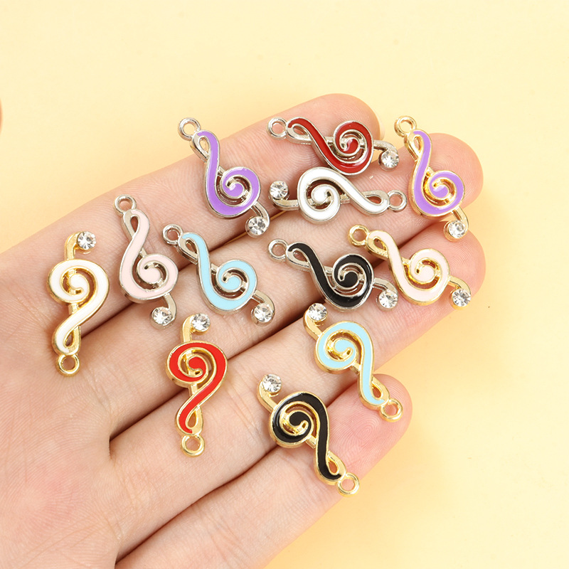 100PC/lot music note Pendant C - Jewelry Making Notes のレビューと価格