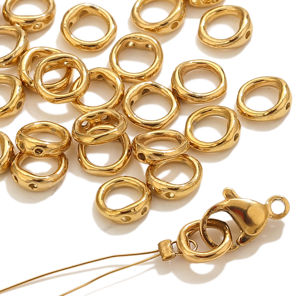 20pcs Stainless Steel Clasps E - Jewelry Making Metal Supplies のレビューと価格