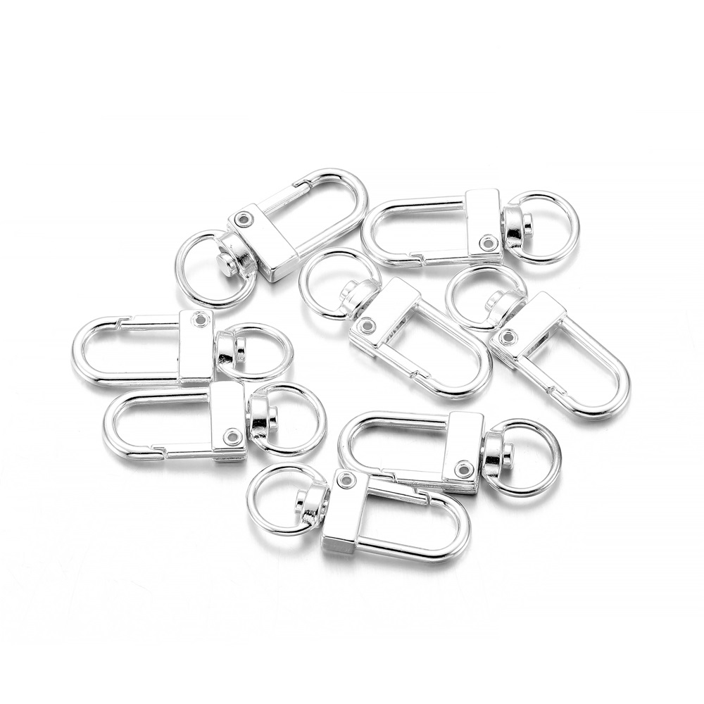 10pcs/pack Rotating Dog Buckle - Jewelry Making Metal Supplies のレビューと価格