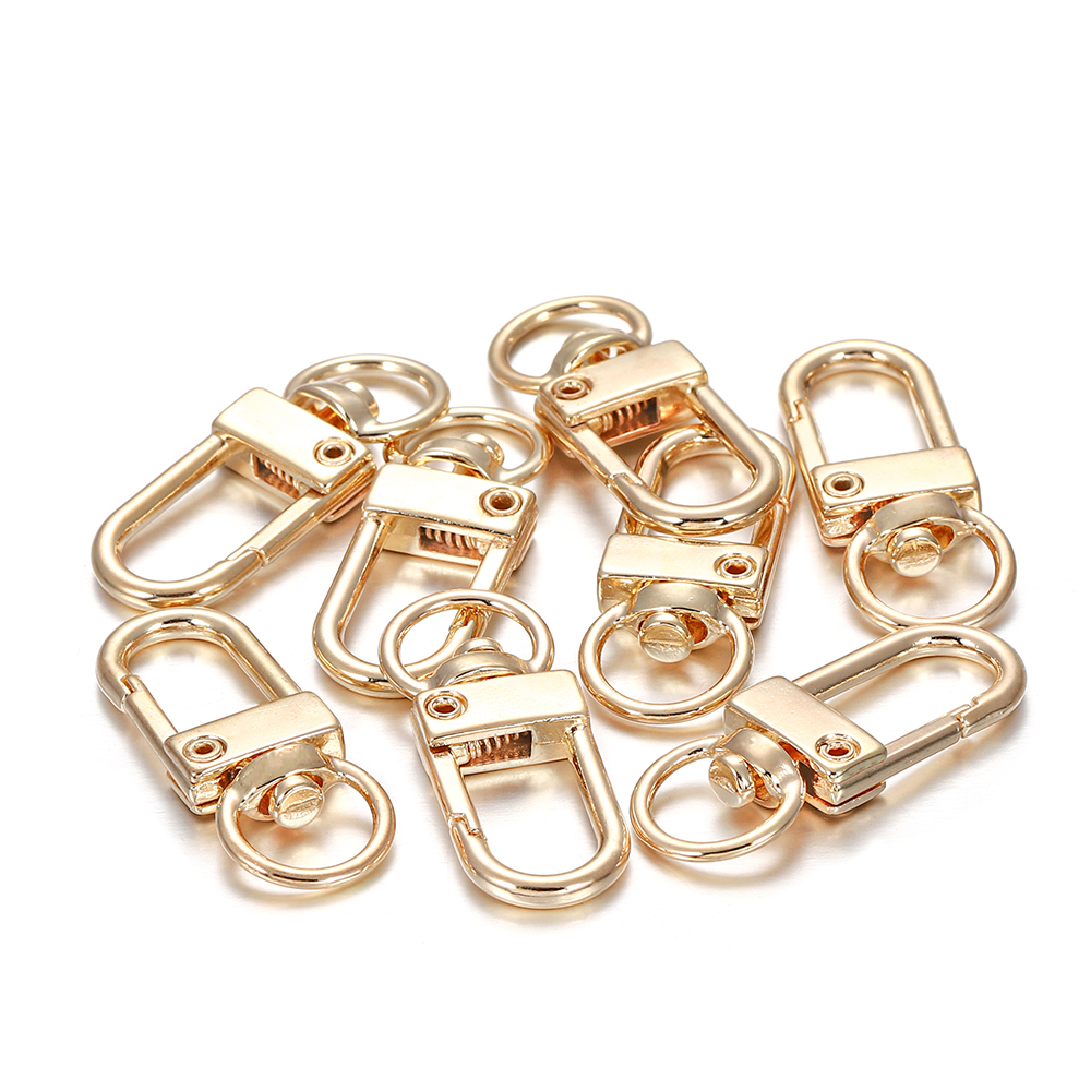 10pcs/pack Rotating Dog Buckle - Jewelry Making Metal Supplies のレビューと価格