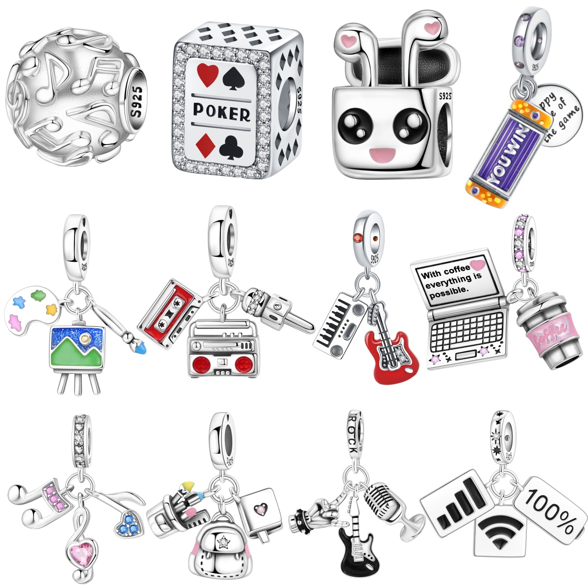 MISEFF S925 Sterling Silver C - Jewelry Making Notes のレビューと価格