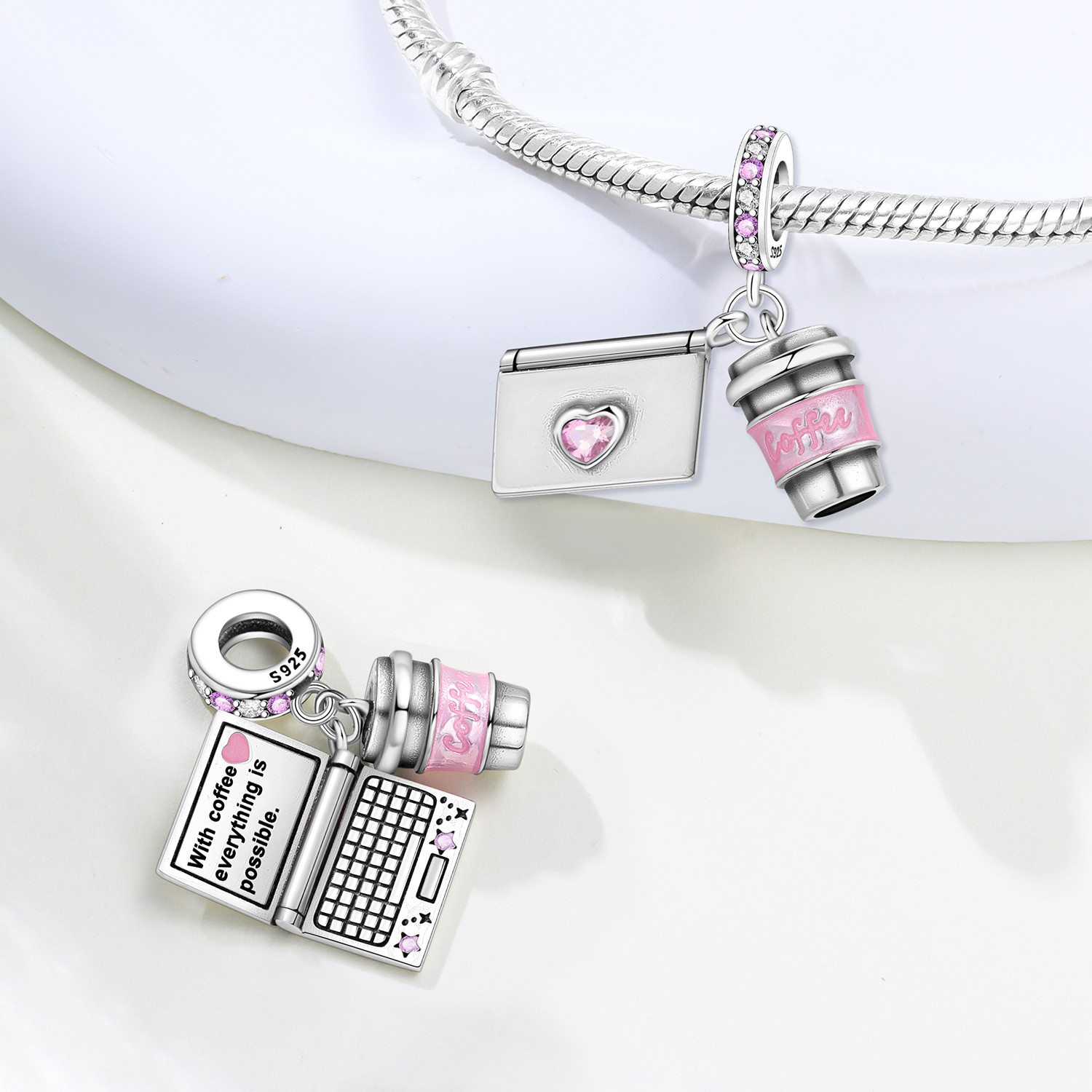MISEFF S925 Sterling Silver C - Jewelry Making Notes のレビューと価格