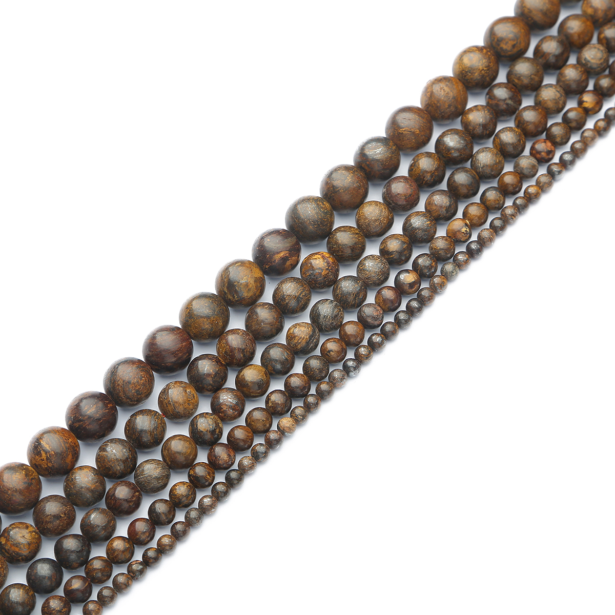 6 8 10mm Natural Stone Grey Ma - Jewelry Making With Stones のレビューと価格