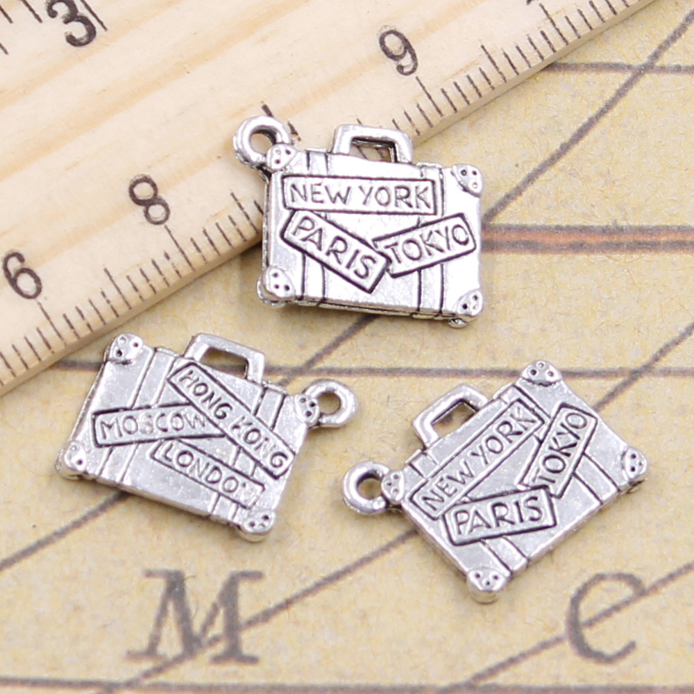 10pcs Charms Travel Bags New Y - Jewelry Making Tokyo のレビューと価格