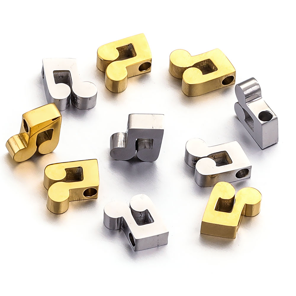 5pcs Stainless Steel Gold Plat - Jewelry Making Notes のレビューと価格