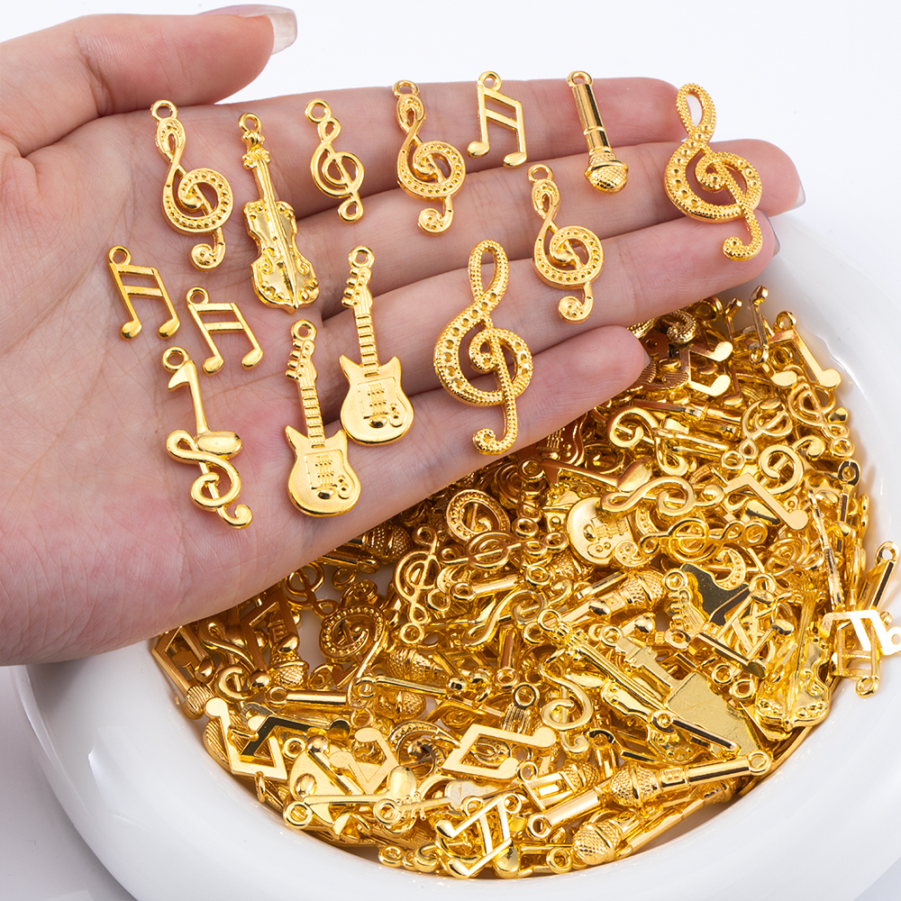 50g Alloy Retro Musical Note S - Jewelry Making Notes のレビューと価格