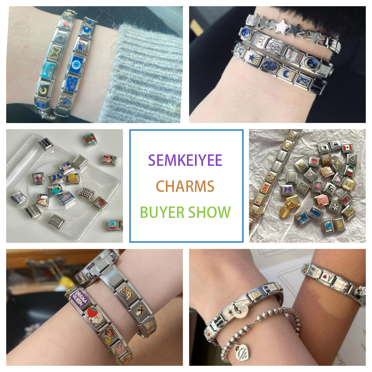 Stainless Steel Bracelet I Lov - Jewelry Making Rome のレビューと価格