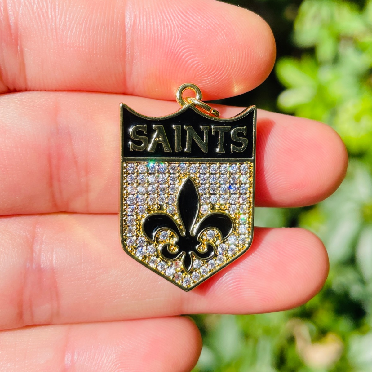 5pcs Micro Pave Fleur De Lis S - Jewelry Making New Orleans のレビューと価格