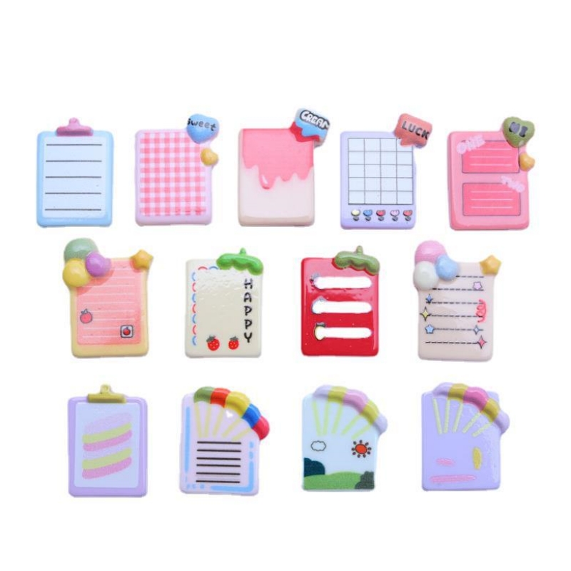 10pcs Cute Stationery Resin No - Jewelry Making Notes のレビューと価格