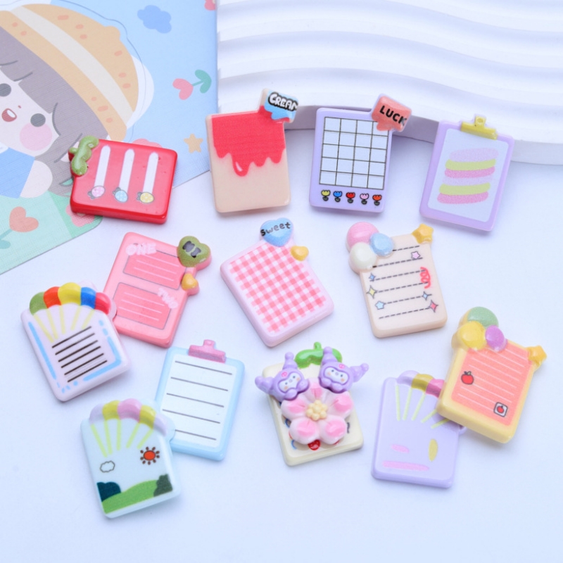 10pcs Cute Stationery Resin No - Jewelry Making Notes のレビューと価格