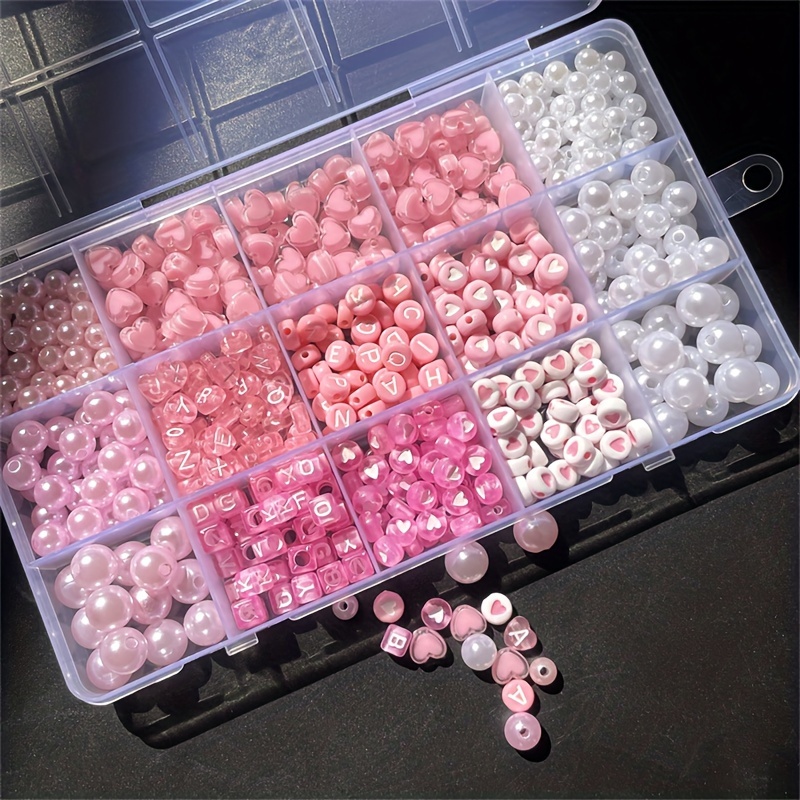 10-piece pink alphabet box, ac - Jewelry Making Box のレビューと価格