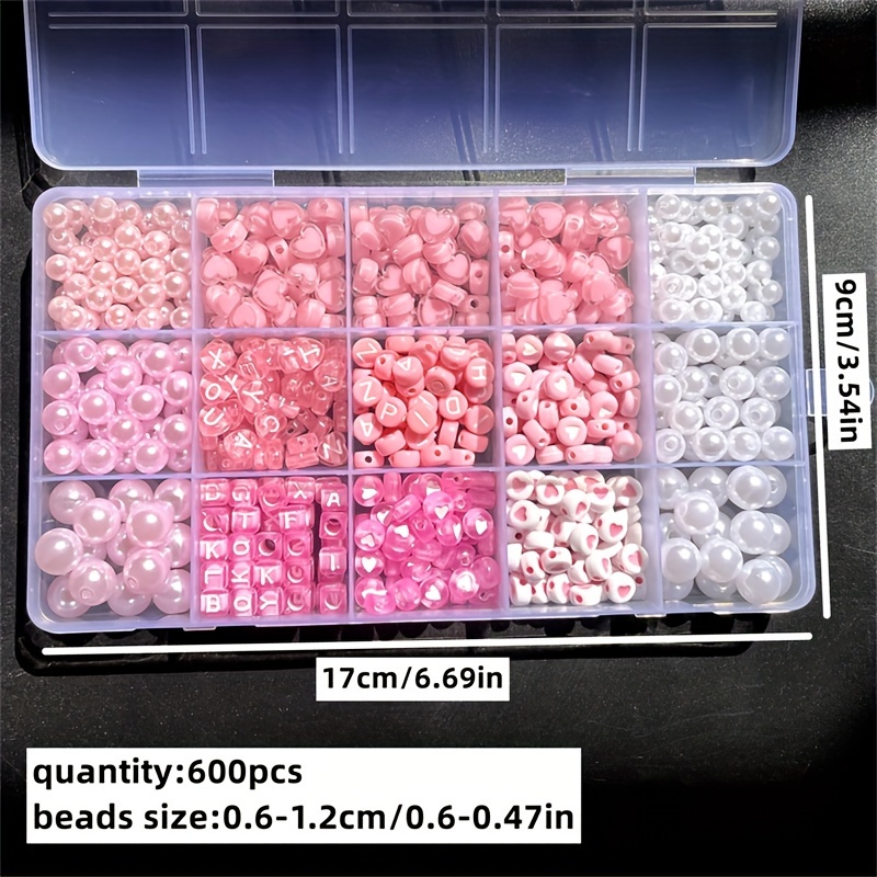 10-piece pink alphabet box, ac - Jewelry Making Box のレビューと価格