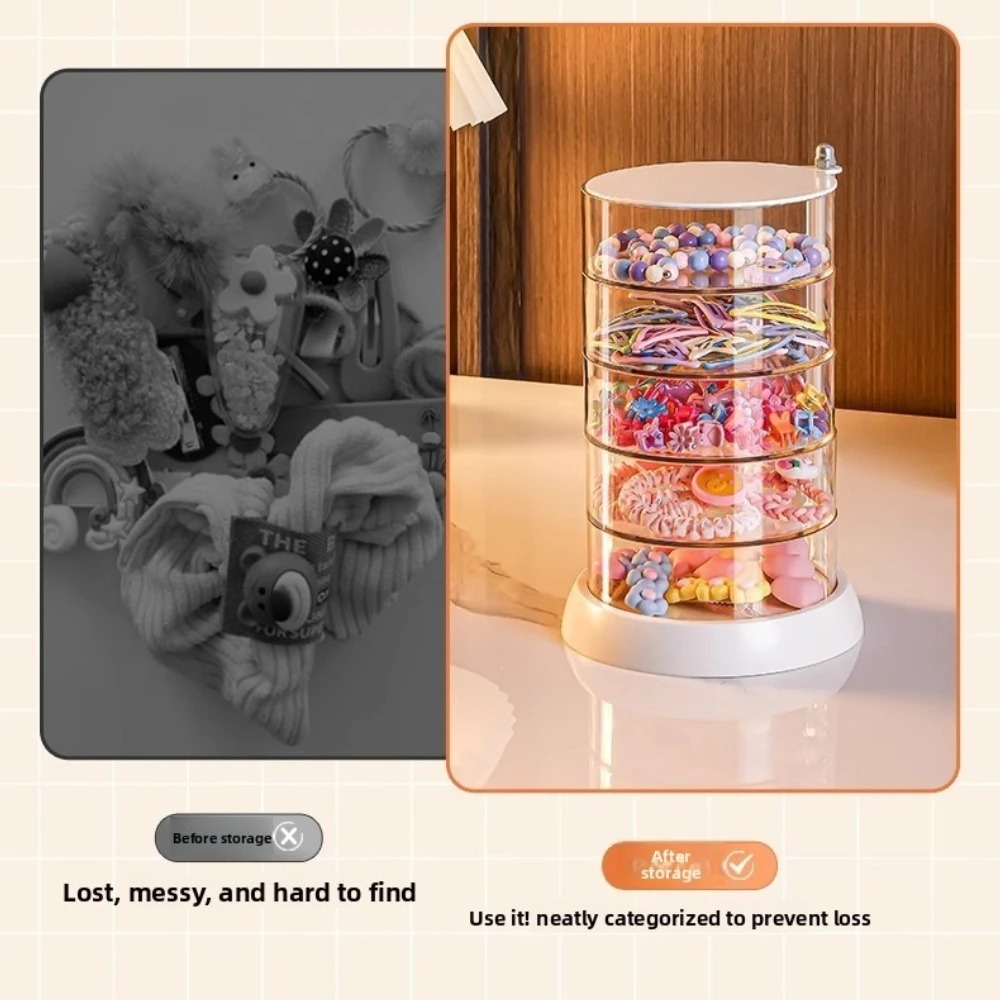360 Rotating Clear Hair Access - Jewelry Making Box のレビューと価格