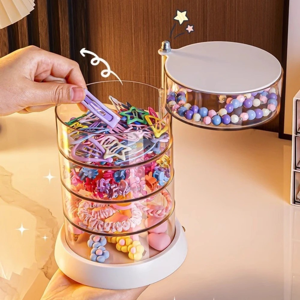 360 Rotating Clear Hair Access - Jewelry Making Box のレビューと価格