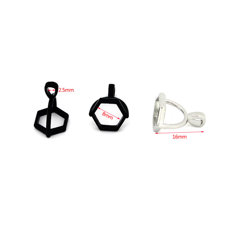 20Pcs Hexagonal Gemstone Cap N - Jewelry Making With Stones のレビューと価格
