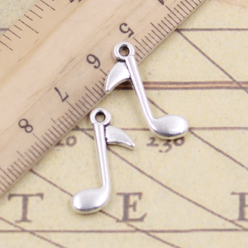 20pcs Charms Musical Note 23x1 - Jewelry Making Notes のレビューと価格