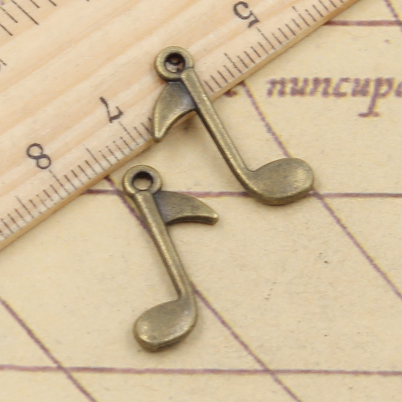 20pcs Charms Musical Note 23x1 - Jewelry Making Notes のレビューと価格