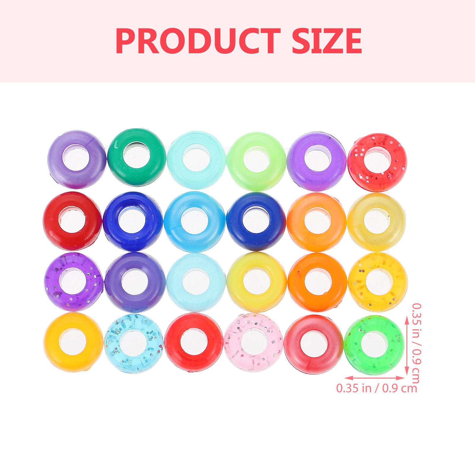 1Set Large Hole Beads DIY Bead - Jewelry Making Kits For Kids のレビューと価格