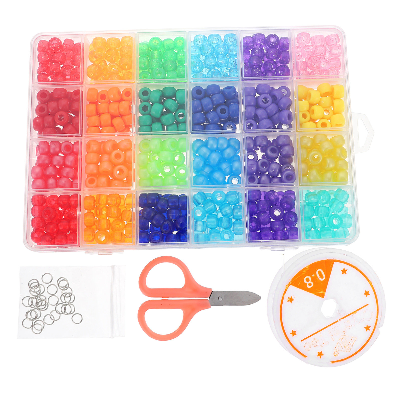 1Set Large Hole Beads DIY Bead - Jewelry Making Kits For Kids のレビューと価格
