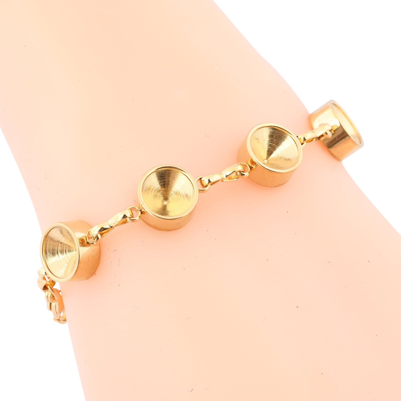 2pcs Stainless Steel Gold Plat - Jewelry Making With Stones のレビューと価格