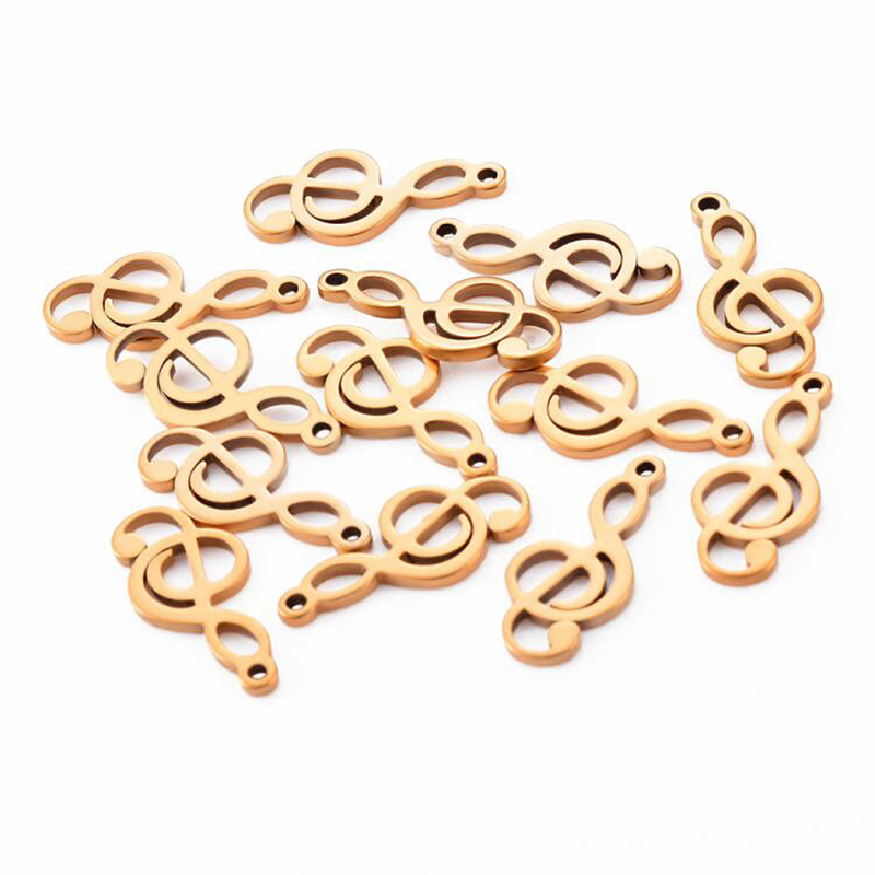 10pcs Charms Musical Note Stai - Jewelry Making Notes のレビューと価格