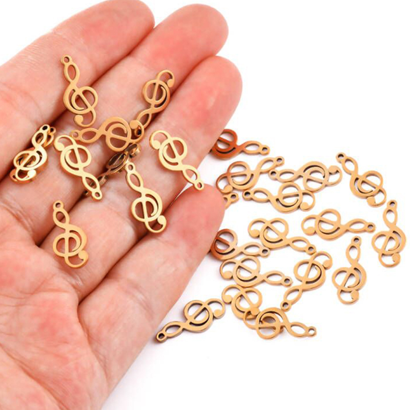 10pcs Charms Musical Note Stai - Jewelry Making Notes のレビューと価格