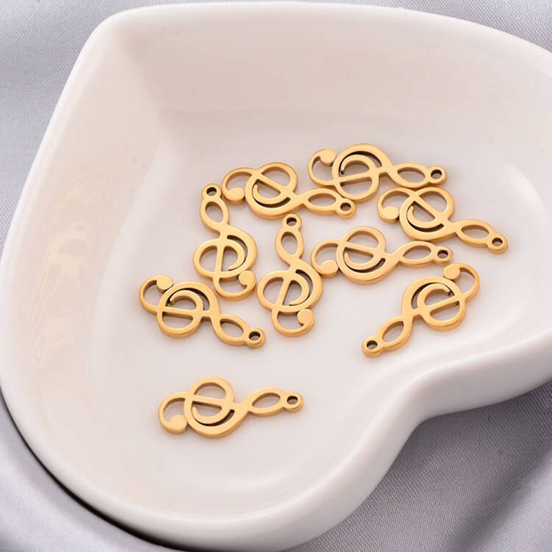 10pcs Charms Musical Note Stai - Jewelry Making Notes のレビューと価格