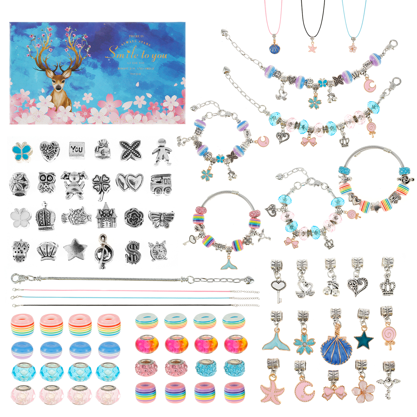 78Pcs Bracelet Making Kit Char - Jewelry Making Kits For Kids のレビューと価格