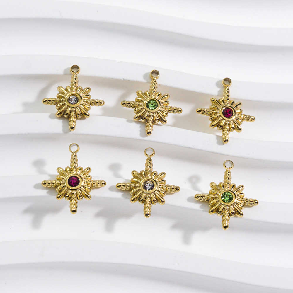 3Pcs Stainless Steel Gold Colo - Jewelry Making With Stones のレビューと価格