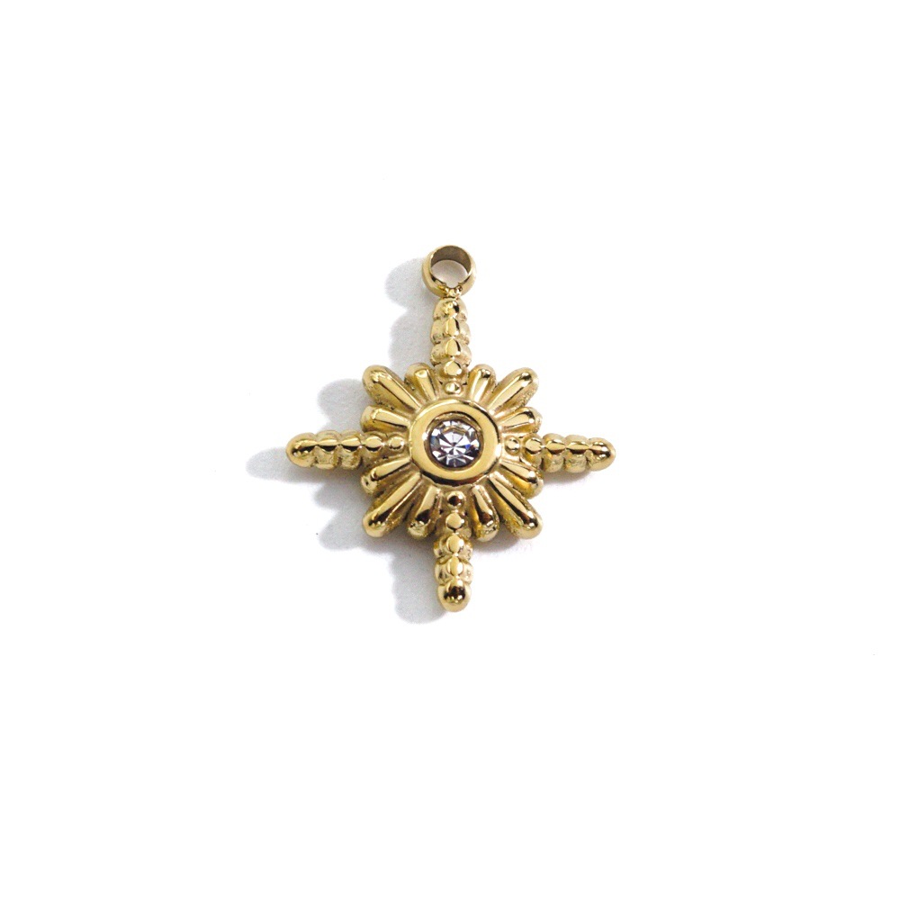 3Pcs Stainless Steel Gold Colo - Jewelry Making With Stones のレビューと価格