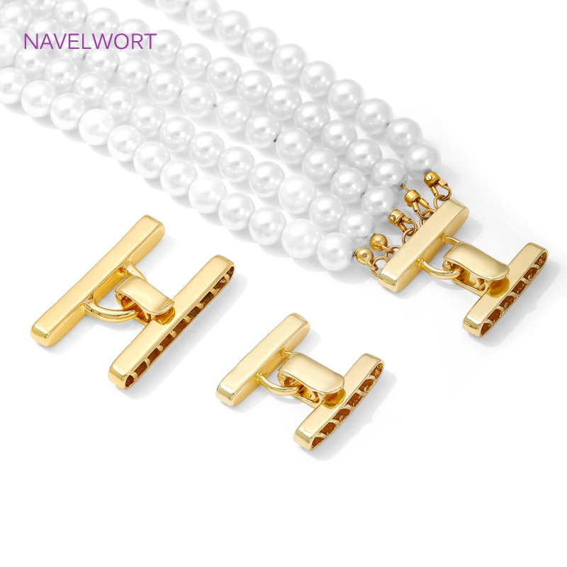 Multi Strands Necklace Clasp 1 - Jewelry Making Metal Supplies のレビューと価格