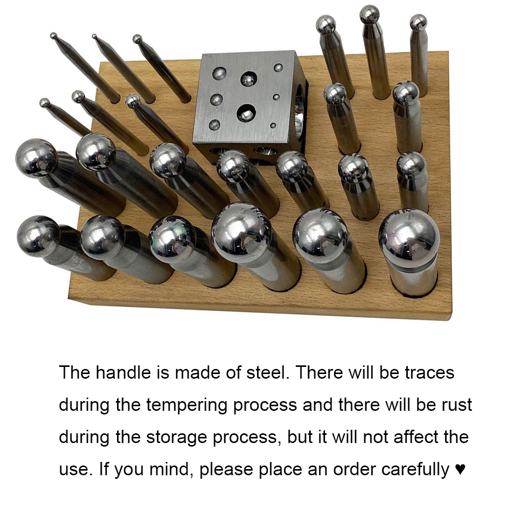25PCS High Quality Steel Dappi - Jewelry Making Anvil のレビューと価格