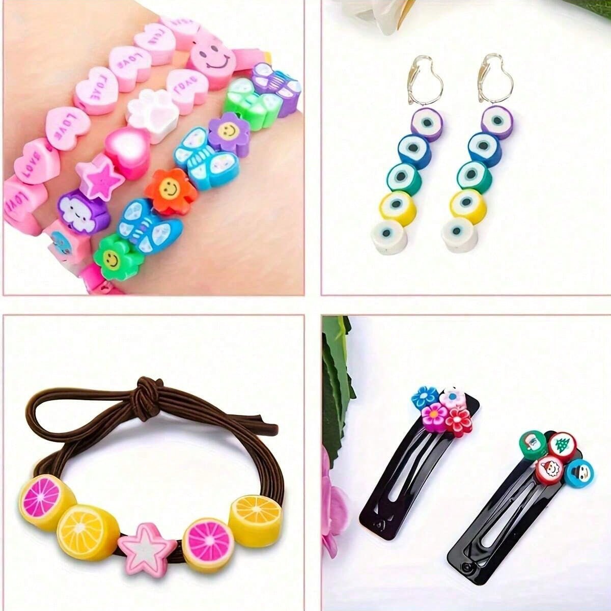1450/1200/250pcs Polymer Clay  - Jewelry Making Box のレビューと価格