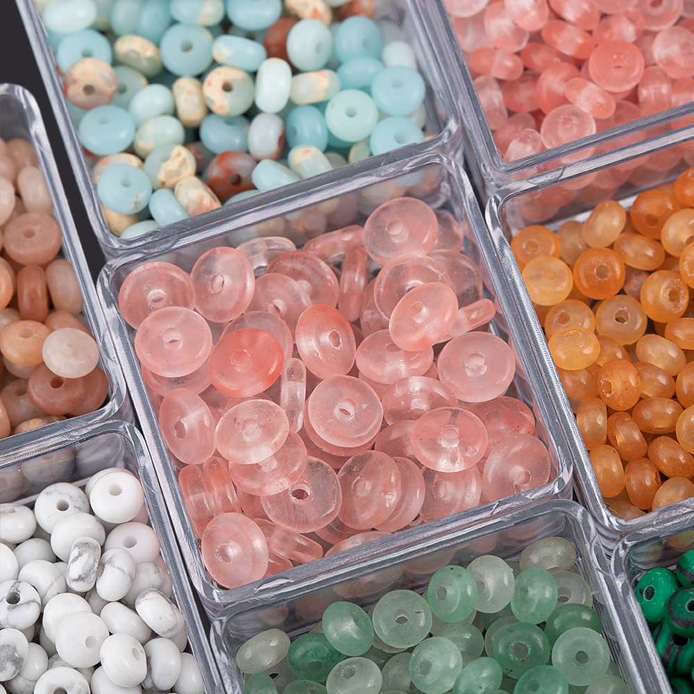 160pcs 4mm Natural Stone Abacu - Jewelry Making With Stones のレビューと価格