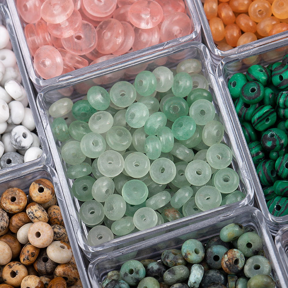 160pcs 4mm Natural Stone Abacu - Jewelry Making With Stones のレビューと価格
