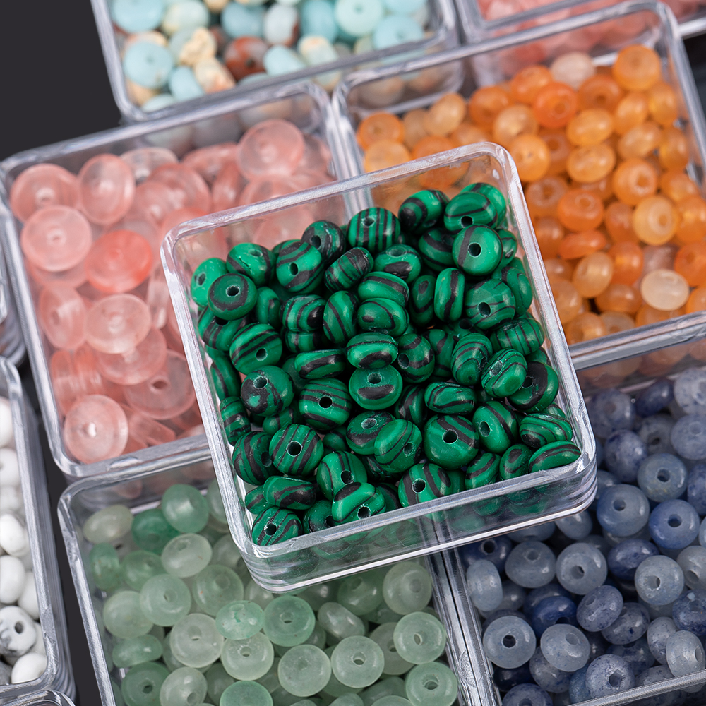 160pcs 4mm Natural Stone Abacu - Jewelry Making With Stones のレビューと価格