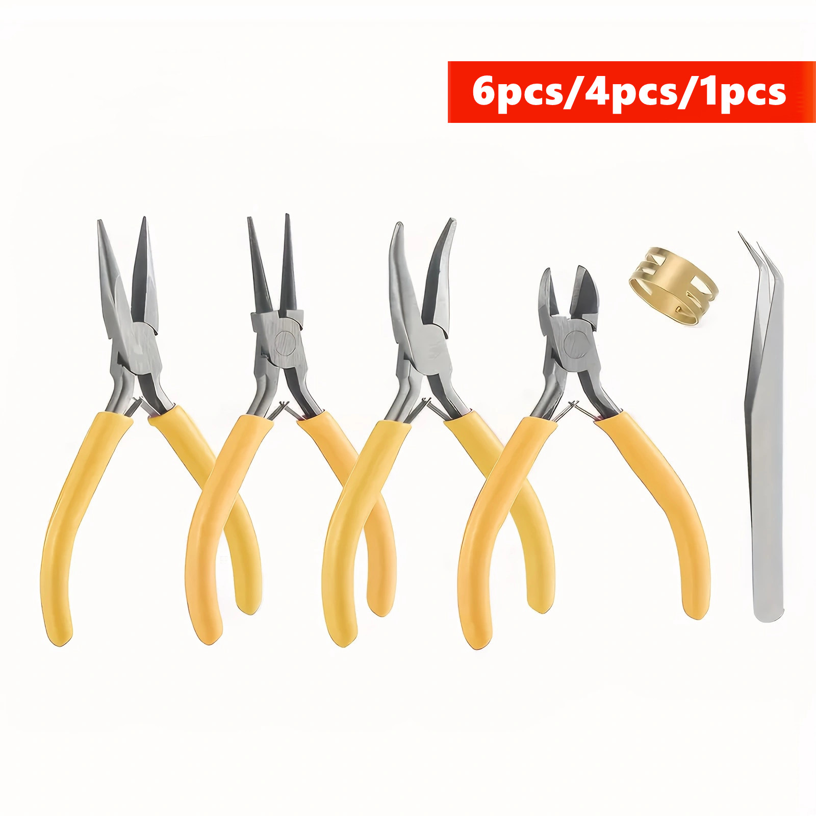 6/4/1pcs yellow Jewelry Making - Jewelry Making Pliers のレビューと価格