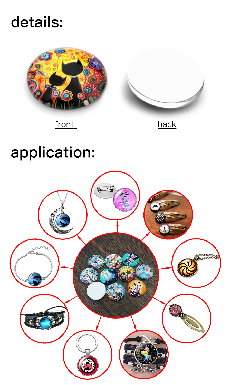 Love Music Notes Clover Rose H - Jewelry Making Notes のレビューと価格