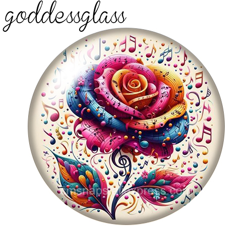 Love Music Notes Clover Rose H - Jewelry Making Notes のレビューと価格