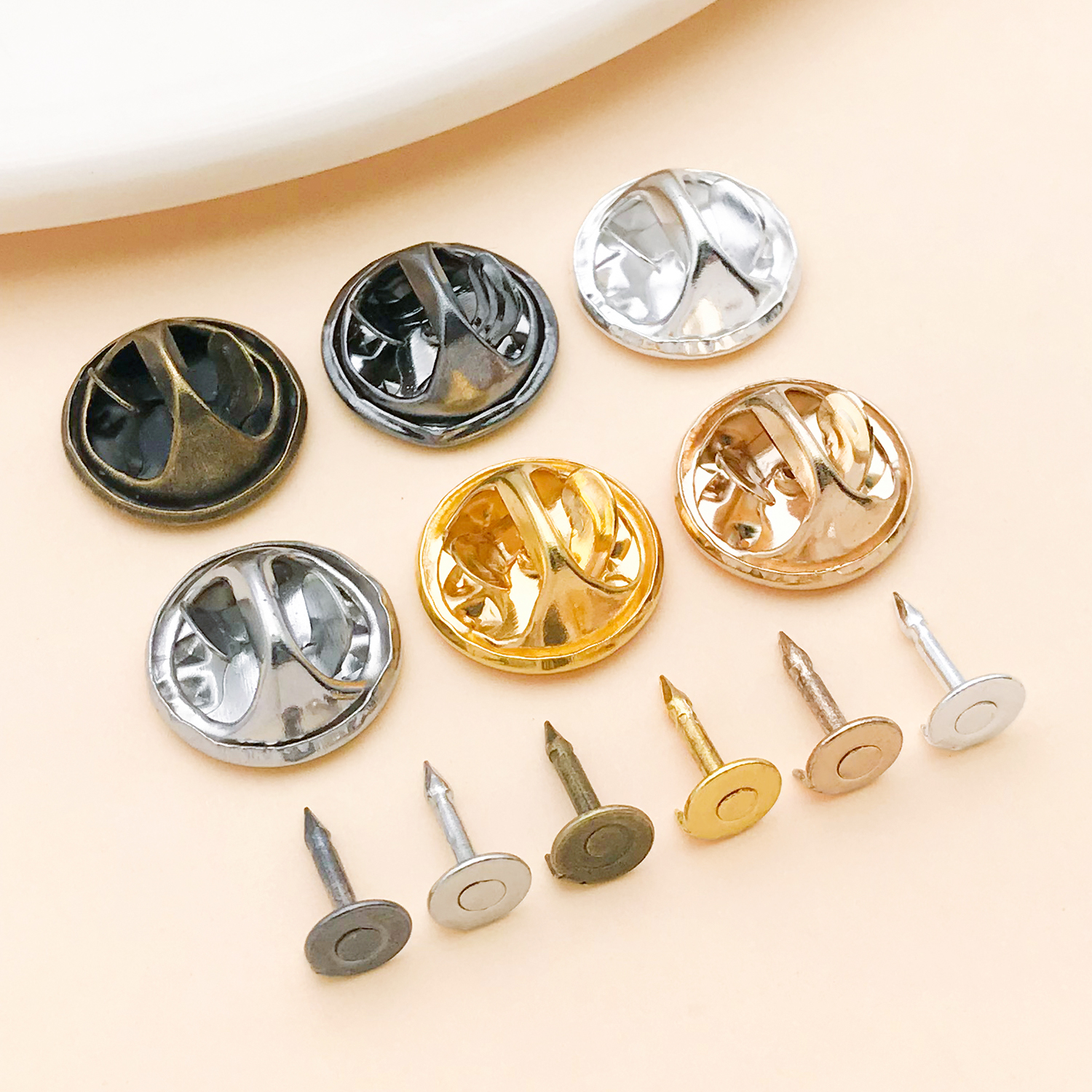 50pcs 8mm 11mm Pin+ Back Stabb - Jewelry Making Factory のレビューと価格