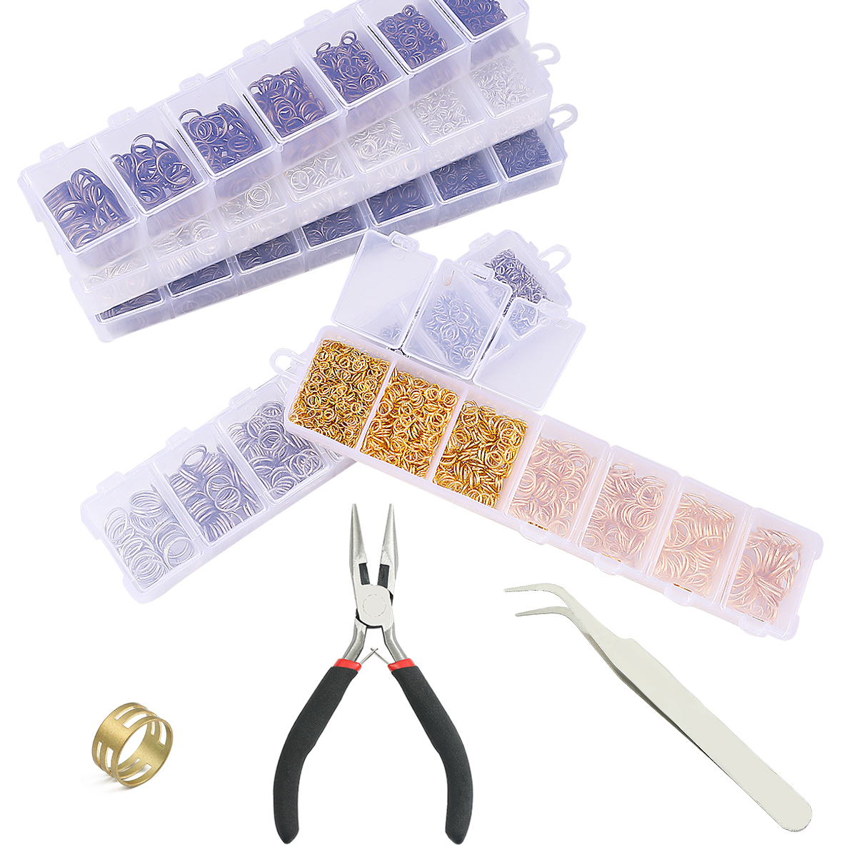 One Set Box 3 4 5 6 7 8 10mm 5 - Jewelry Making Box のレビューと価格